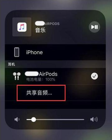 新兴苹果14音频维修点分享iPhone14音频共享设置方法 