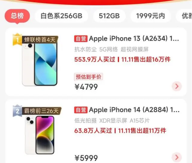 新兴苹果14维修分享iPhone14配置不如同价位的安卓还能大卖 